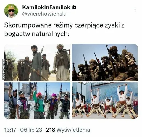 Skorumpowane reżimy i bogactwa naturalne