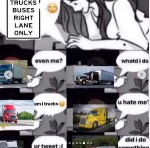 Trucks in the Right Lane
