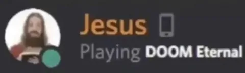 Jesus Playing DOOM Eternal