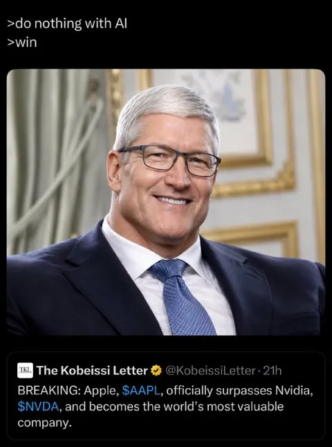 Apple Beats Nvidia Meme