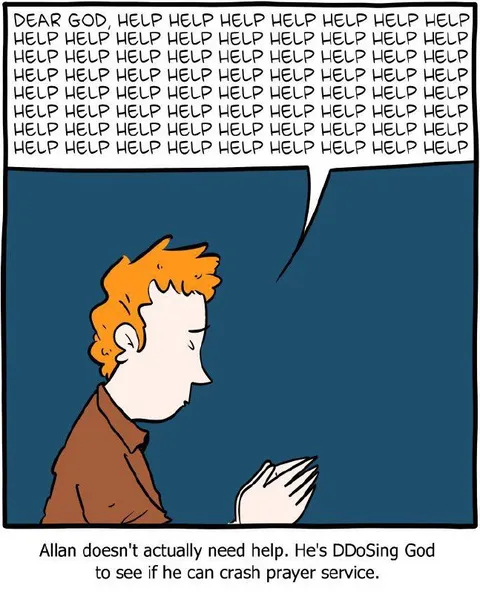 DDoSing God for Help