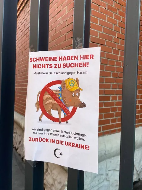 Schweine haben hier nichts zu suchen