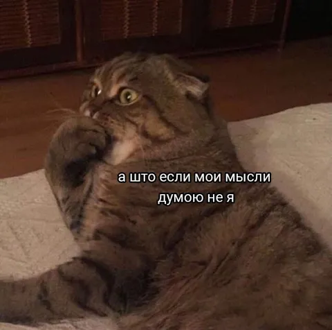 Когда мысли думают не я