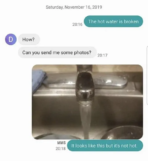 The Hot Water Is Broken