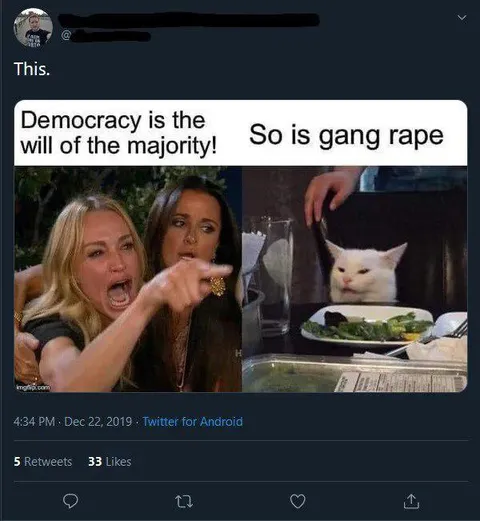 Democracy Is Gang Rape