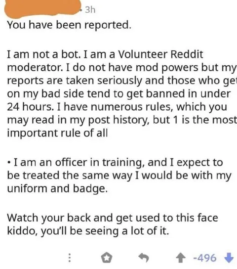 You Have Been Reported