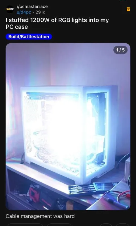 1200W RGB PC Case