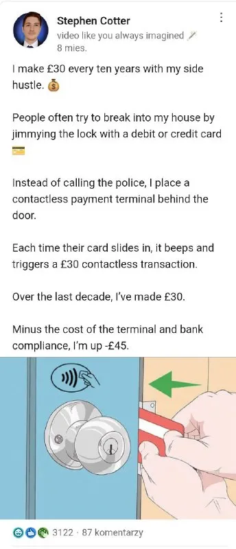 Contactless Payment Door Trap