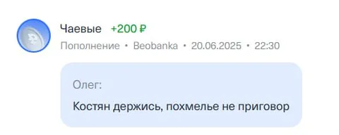 Похмелье не приговор