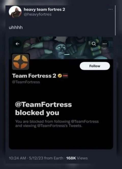 Team Fortress 2 Blocks You