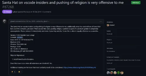 Santa Hat Religion Complaint