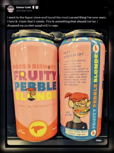 Cursed Fruity Pebble Blonde Ale