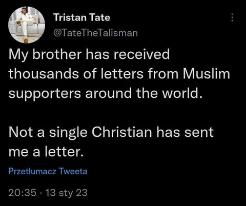 No Christian Letters