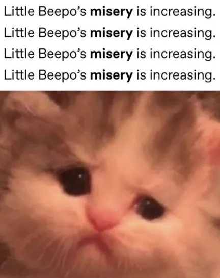 Little Beepo's Increasing Misery