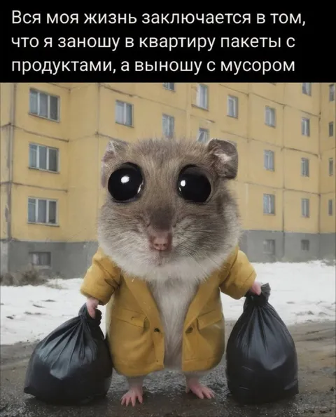 Вся жизнь — пакеты и мусор