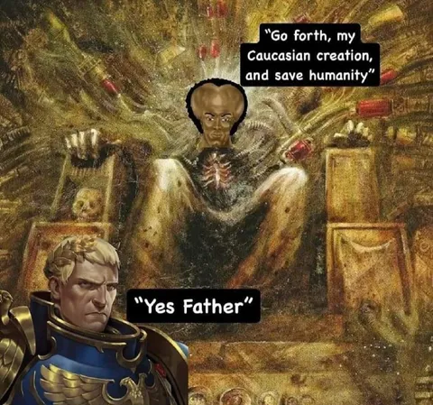 Caucasian Creation Saves Humanity