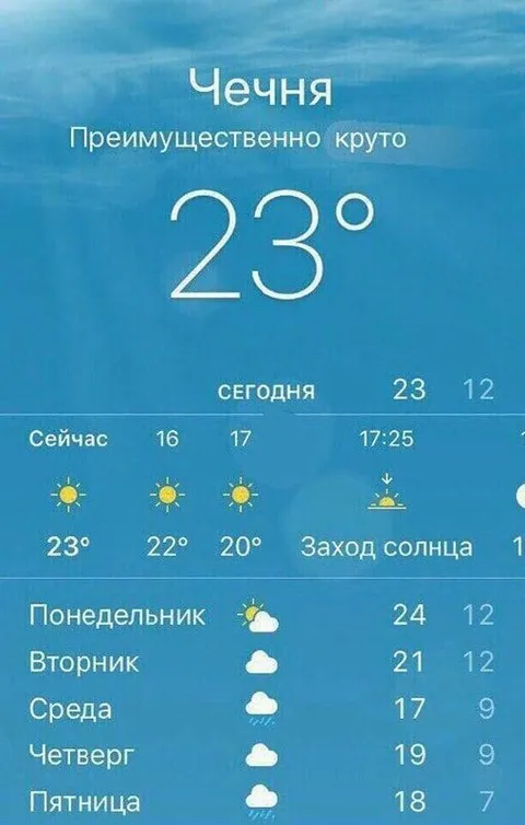 Чечня: преимущественно круто
