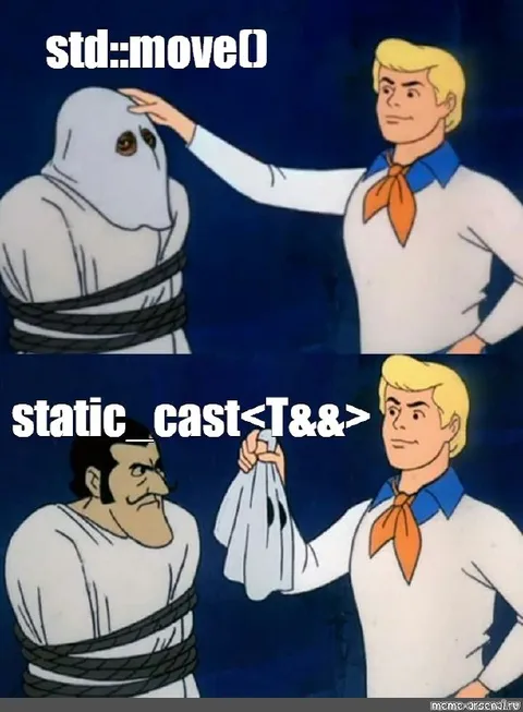 std::move() vs static_cast<T&&>