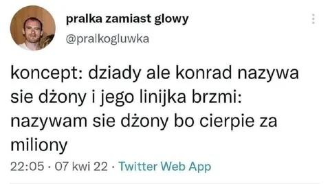Dżony cierpi za miliony