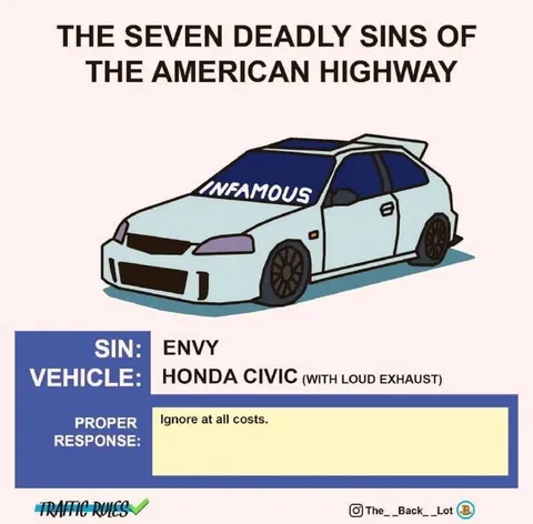 Seven Deadly Sins of the Highway