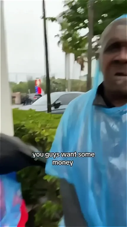 Rainy Parking Lot Money Argument