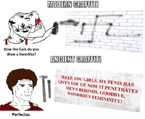 Modern Versus Ancient Graffiti