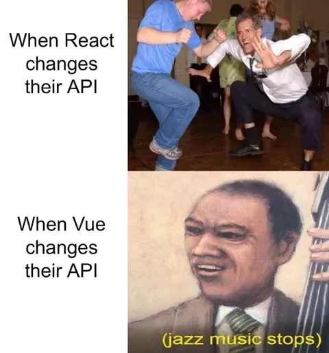 When Frameworks Change Their API