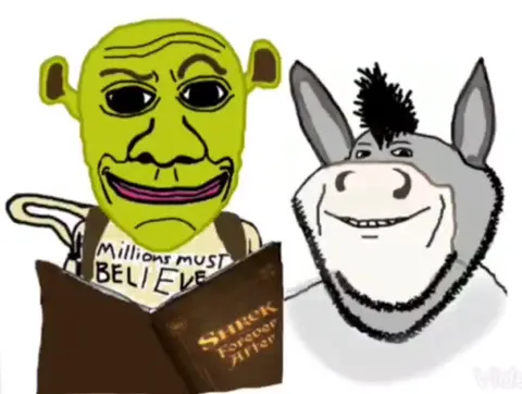 Shrek and Donkey Believe