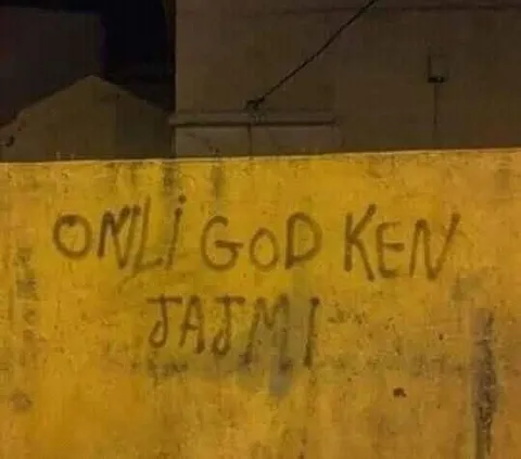 Only God Ken Jatmi Graffiti