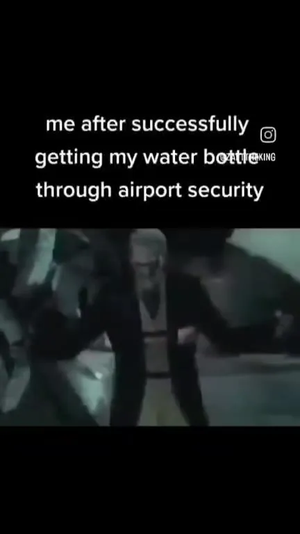 Water Bottle Through Airport Security