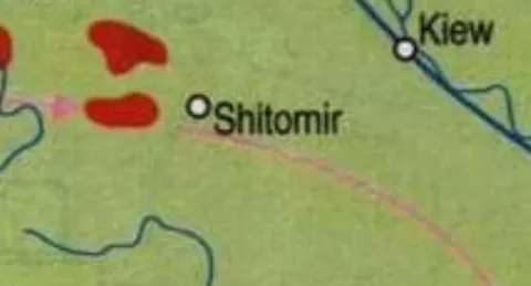 Shitomir on the Map