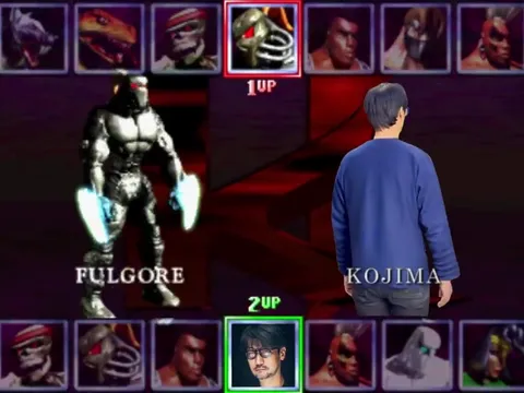 Fulgore Faces Hideo Kojima