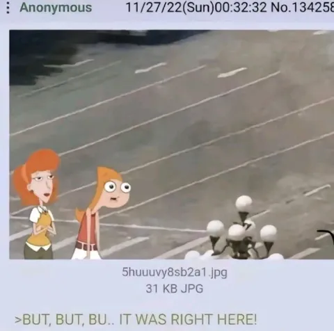 But It Was Right Here