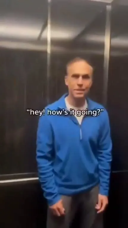 Elevator Small Talk Goes Wrong
