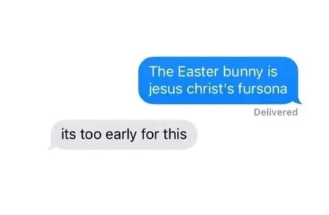 Easter Bunny Fursuit Joke