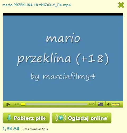 Mario przeklina (+18)