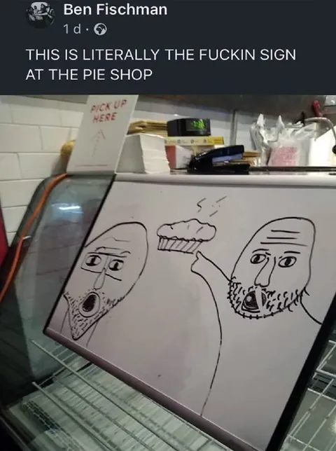 Pie Shop Sign Confusion