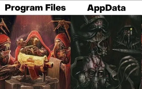 Program Files vs AppData