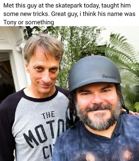 Met Tony at the Skatepark