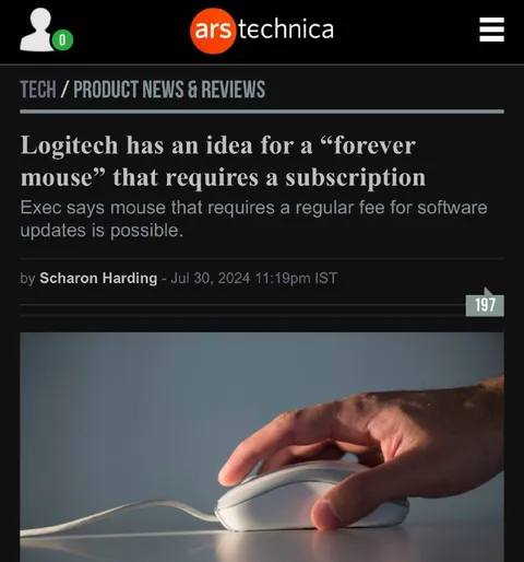Subscription Forever Mouse