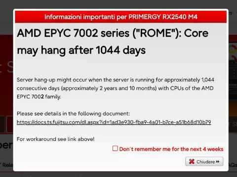 AMD EPYC 1044-Day Server Hang