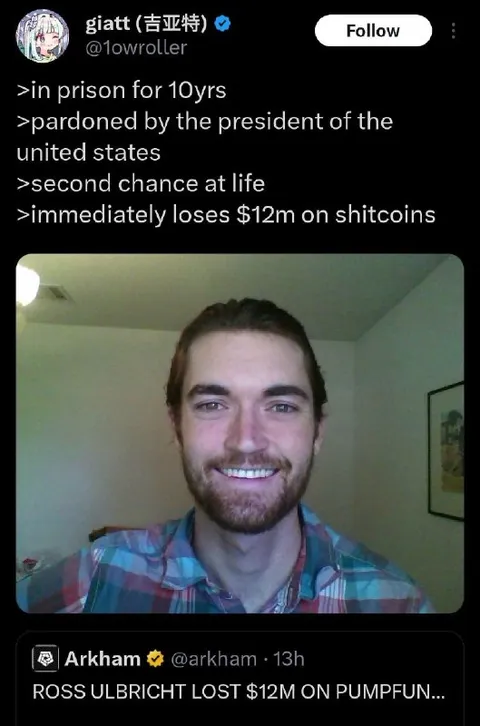 Ross Ulbricht Loses $12 Million