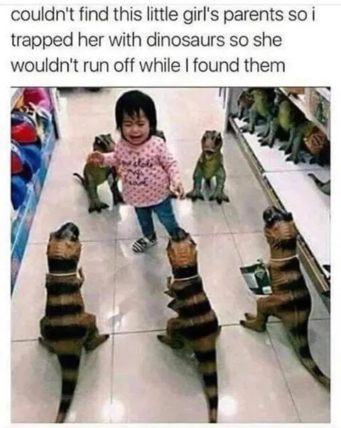 Dinosaur Babysitter Trap