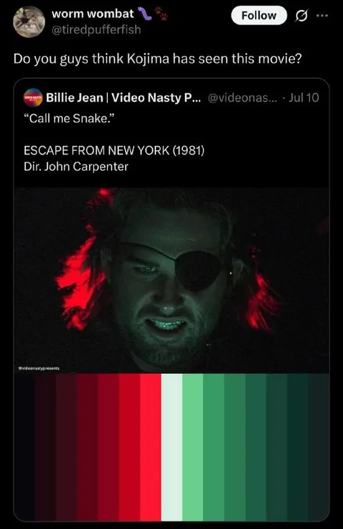 Kojima Has Seen This Movie