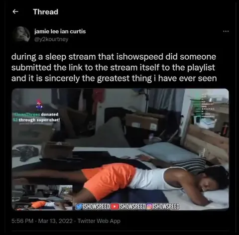 IShowSpeed Sleep Stream Horror Music