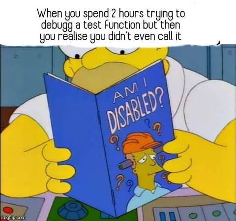 Debugging a Function You Never Called