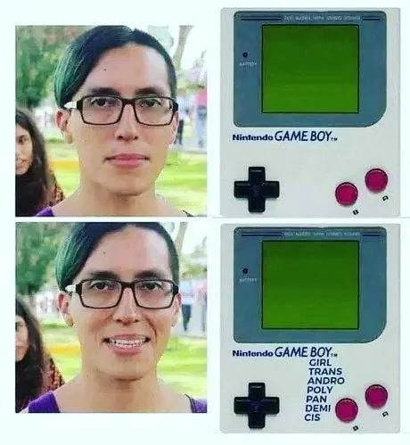Game Boy Gender Options
