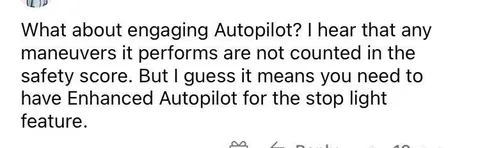 Autopilot Safety Score Loophole