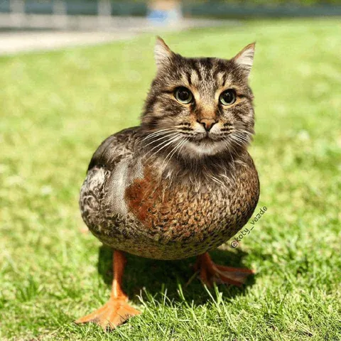 Кот в теле утки