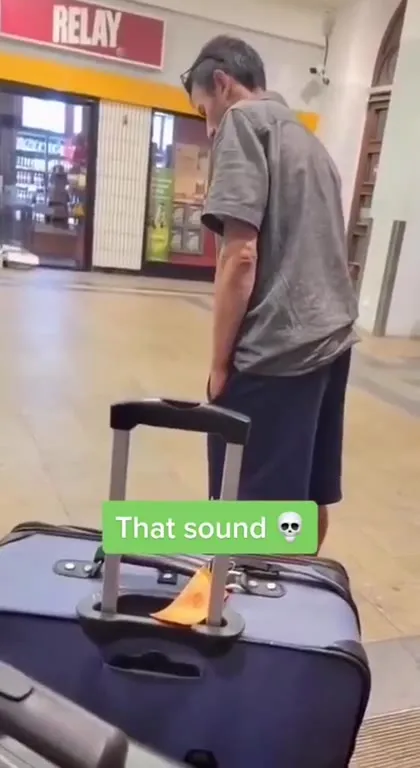 That Sound Sends the Suitcase Flying